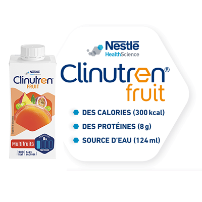 Produit Clinutren prévenir la dénutrition et déshydratation