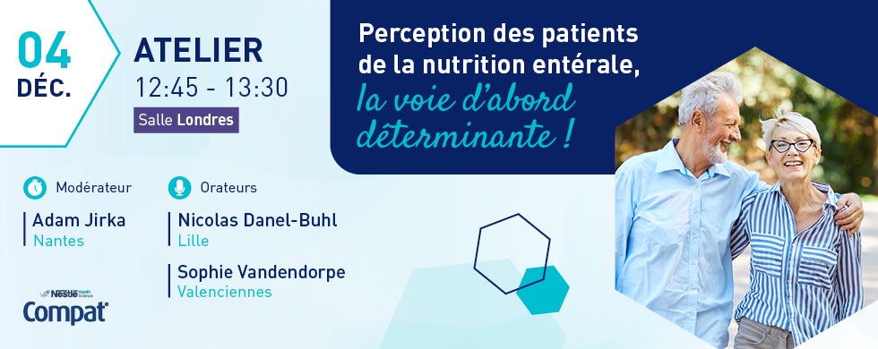 NESTLÉ HEALTH SCIENCE France partenaire des Journées Francophones de Nutrition